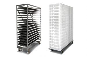 Incubation trolley and hatcher