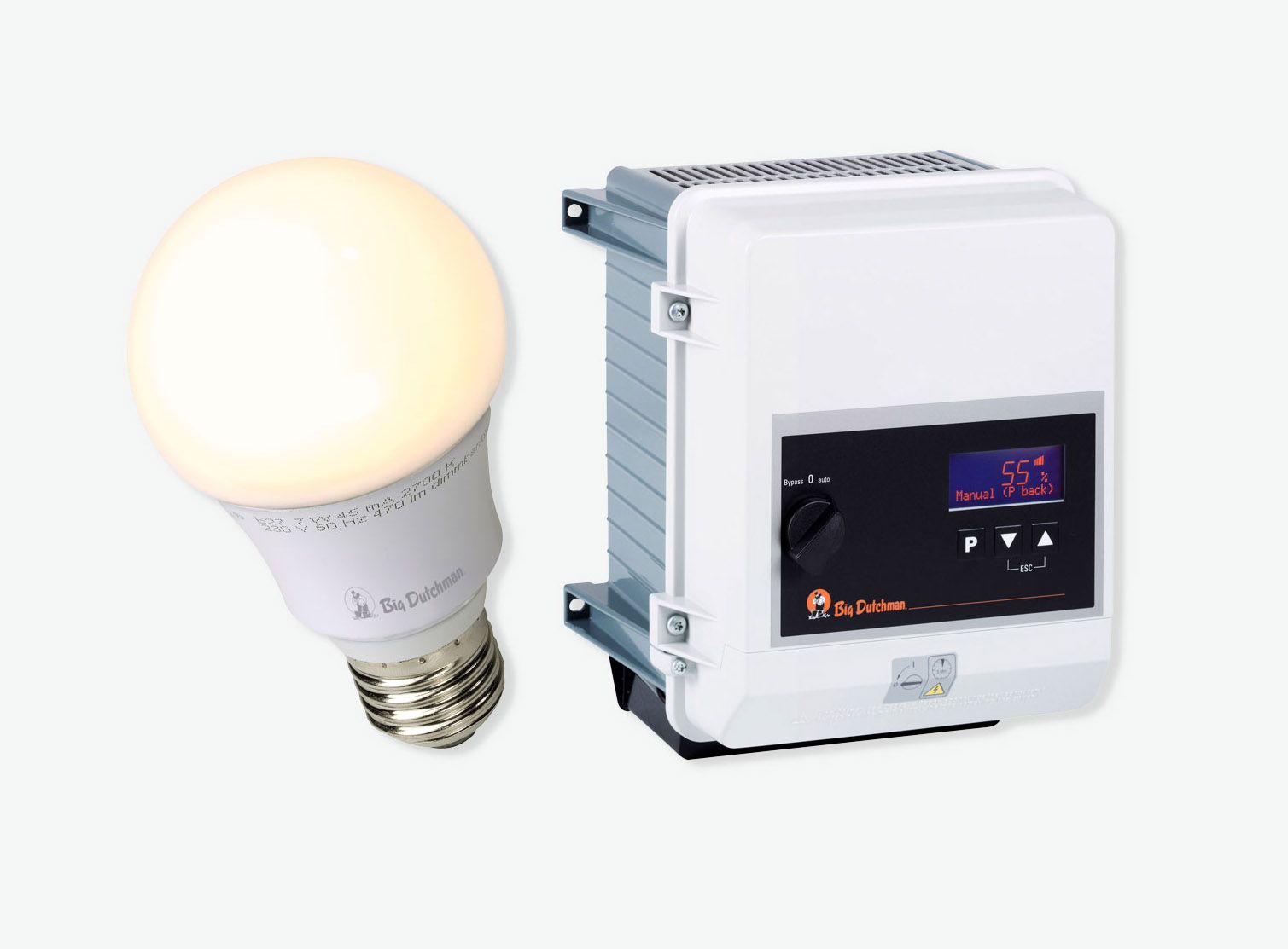 Lampe LED et gradateur LED-ERS